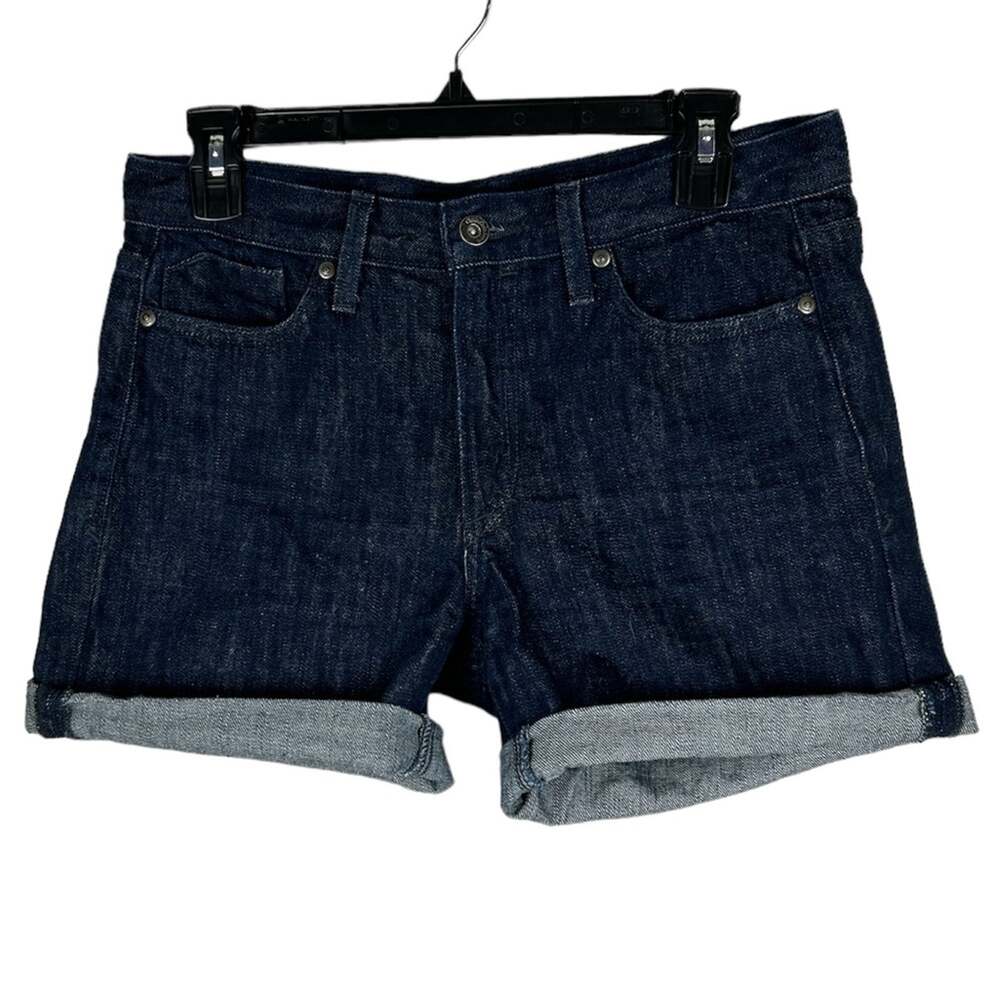 Calvin Klein Dark Wash Denim Jeans Shorts  Women's Size 4 Rolled Cuff
